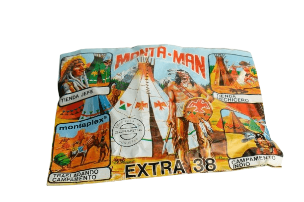 Sobre vintage de Montaplex: Monta-Man Indios