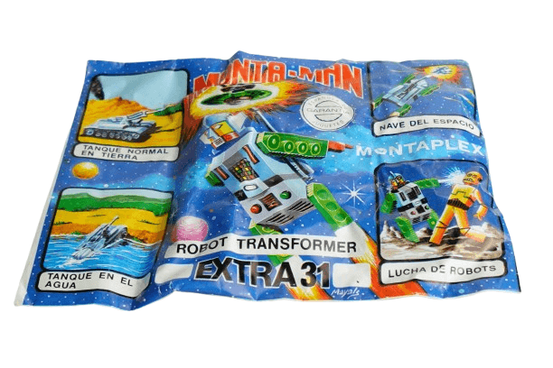 Sobre vintage de Montaplex: Monta-Man Robot Transformer Extra 31