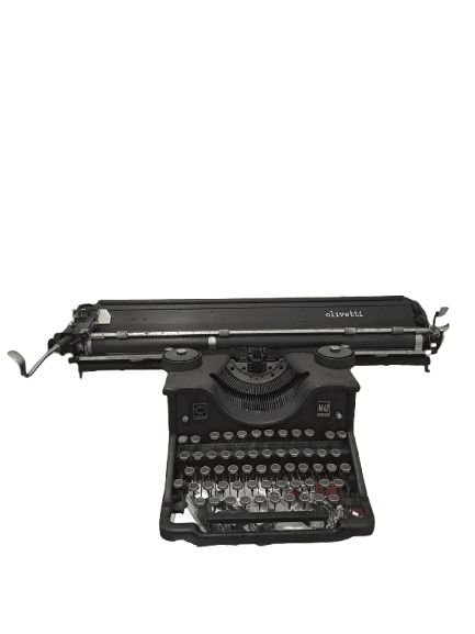 Máquina de escribir antigua Olivetti