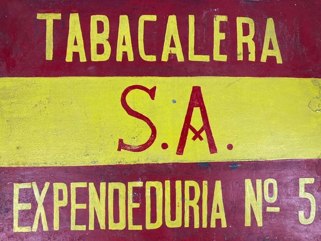 Cartel de hierro Tabacalera S.A - Imagen 3
