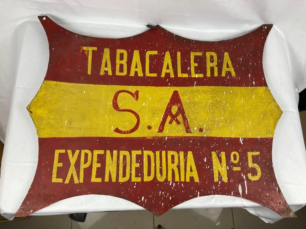 Cartel de hierro Tabacalera S.A - Imagen 2