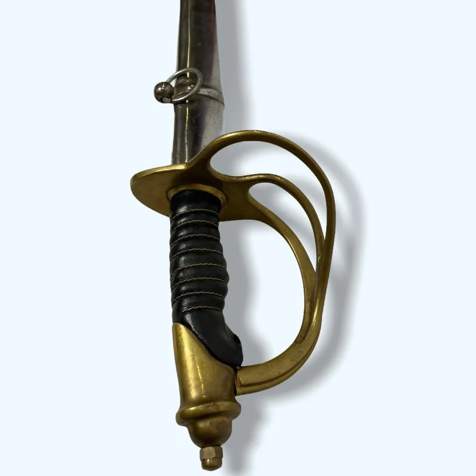 Sable de caballería pesada 1860. Guerra civil americanaGuerra de secesión o Francés - Imagen 2
