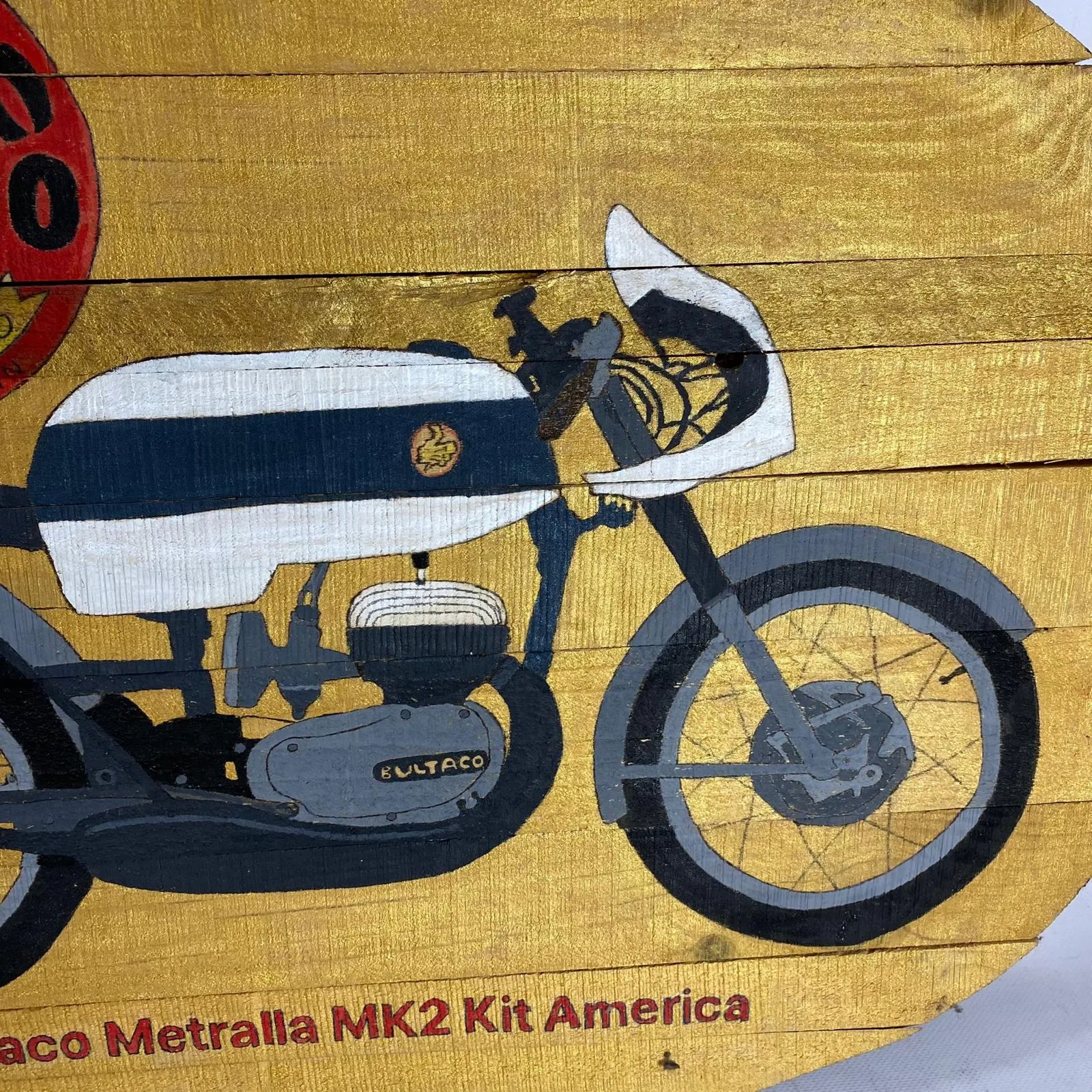 Cartel Bultako metralla MK2 kit américa - Imagen 3