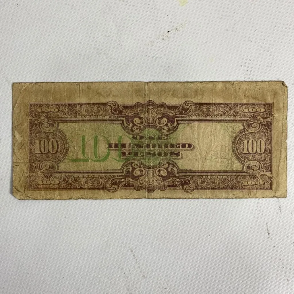 Billete 100 pesos japoneses - Imagen 4