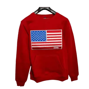 Sudadera Roja US Bandera Overtime