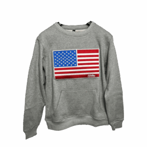 Sudadera Gris USA Bandera Overtime