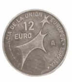 Moneda 12 euros plata Juan Carlos I y Sofía, año 2002 estuchada - Imagen 3