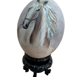 Obra de Luly Santos caballo blanco.