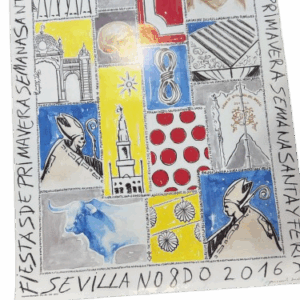 Cartel de fiestas de primavera de Sevilla 2016