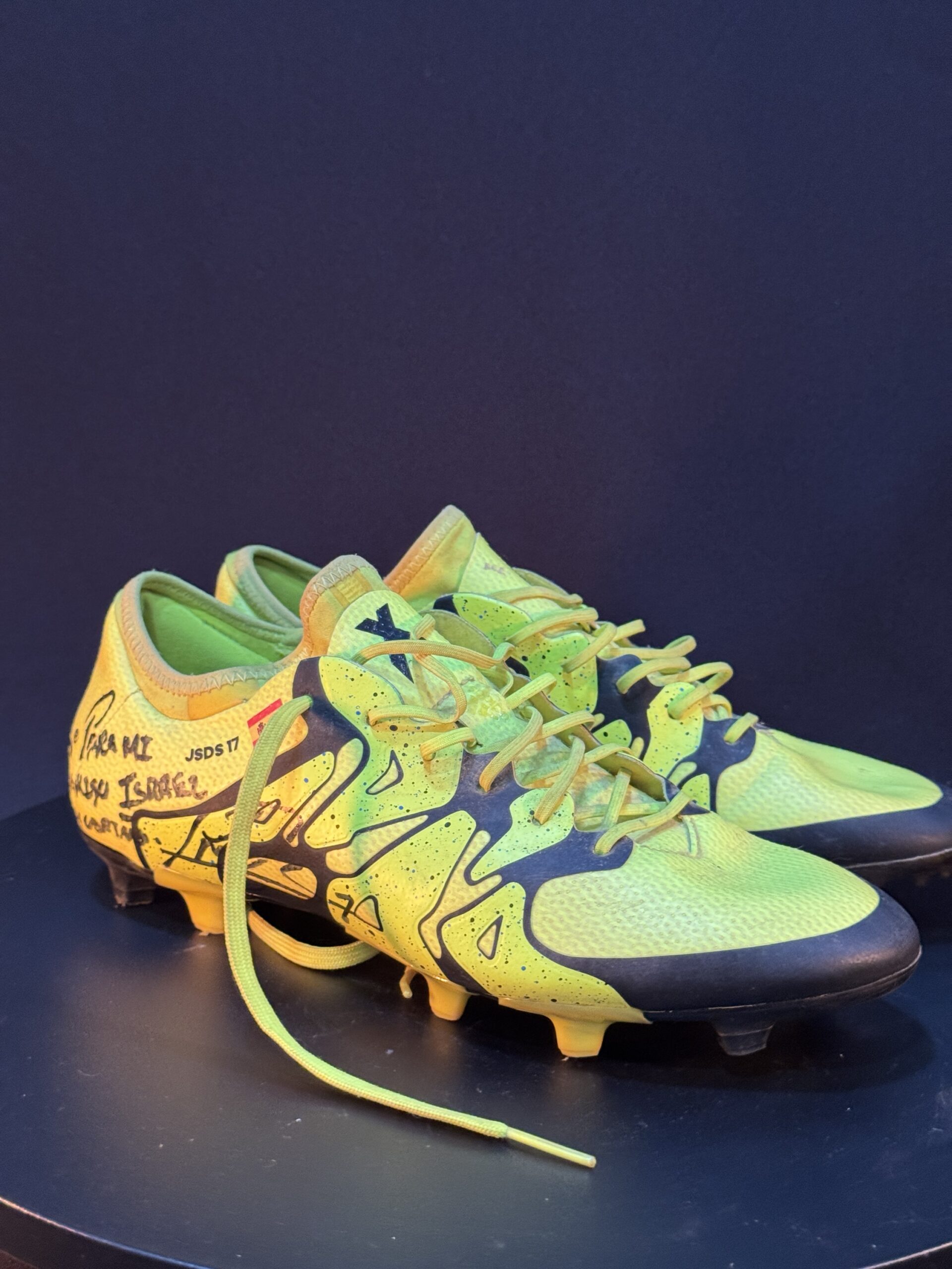 Botas de fútbol firmadas por Joaquín Originales Adidas - Imagen 4