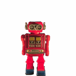 Robot Super Astronaut vintage Rotate O Matic