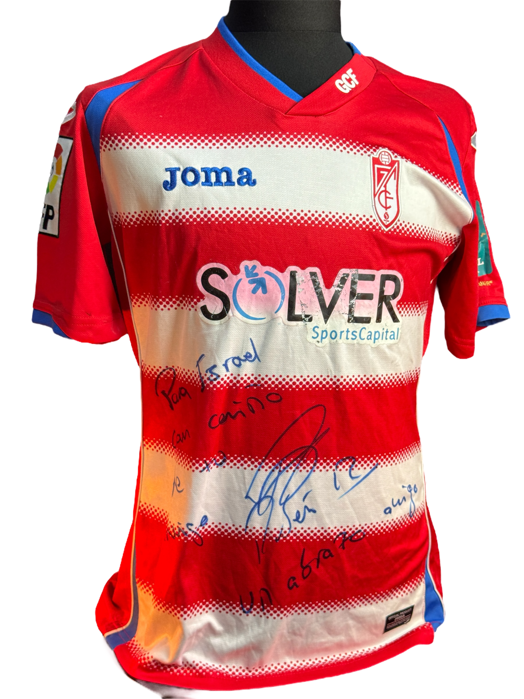 Camiseta de Jugador Rubén Pérez. 12 Firmada