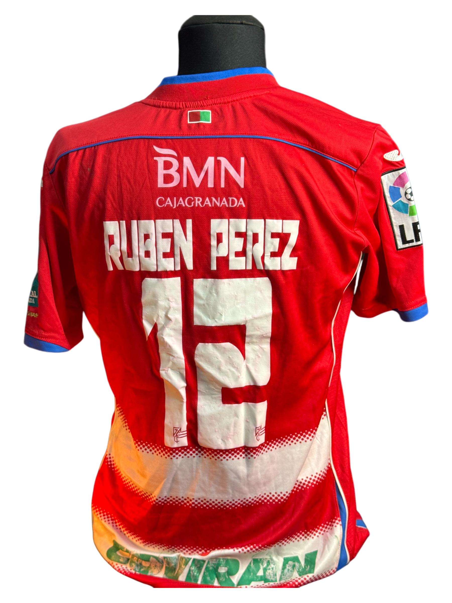 Camiseta de Jugador Rubén Pérez. 12 Firmada - Imagen 3