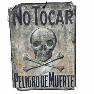 Antigua placa decorativa en relieve