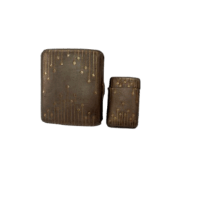 Pitillera Metálica con Fósforo