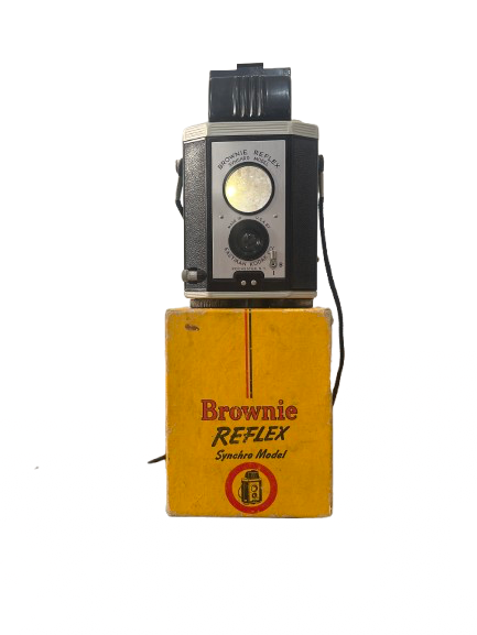Cámara Vintage Brownie Reflex Synchro Model - Imagen 3