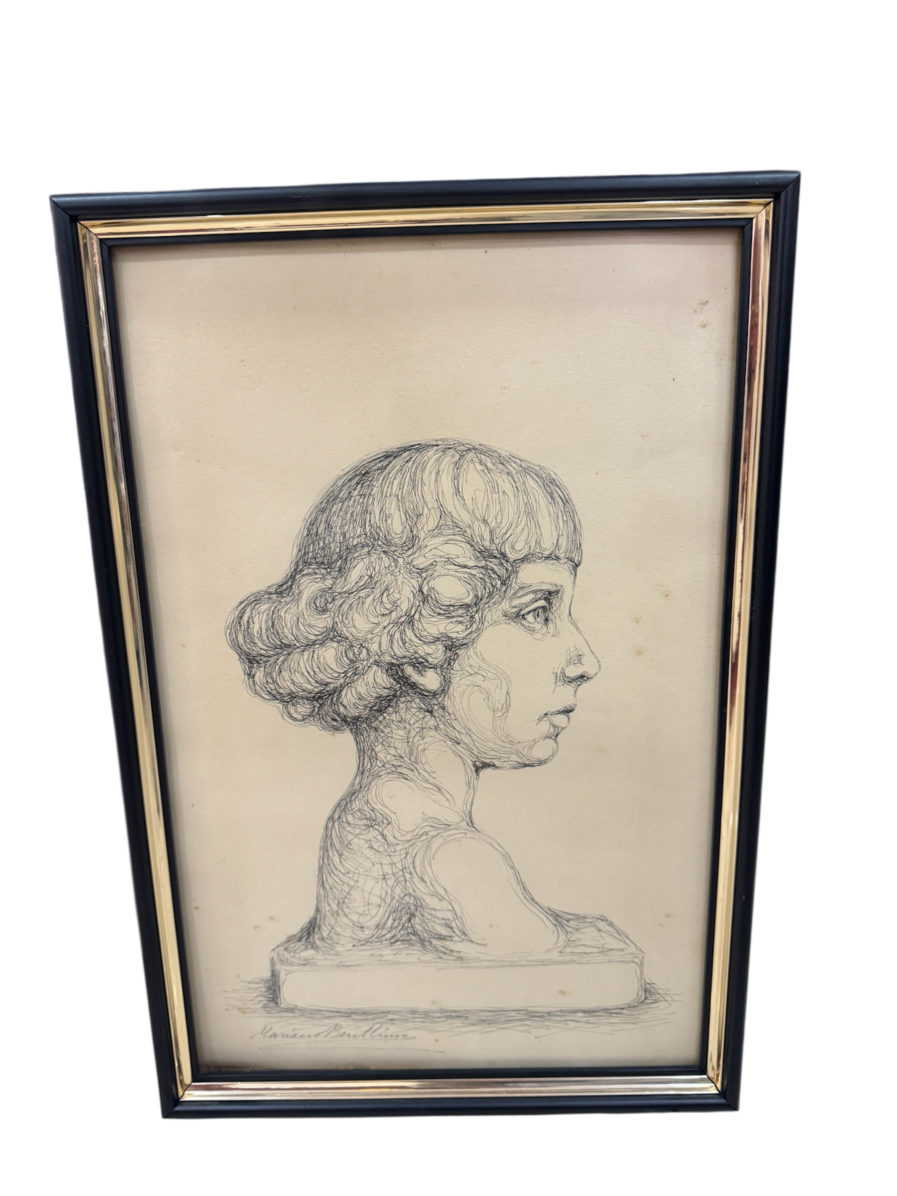 Dibujo Señora mariano Benllure 1943