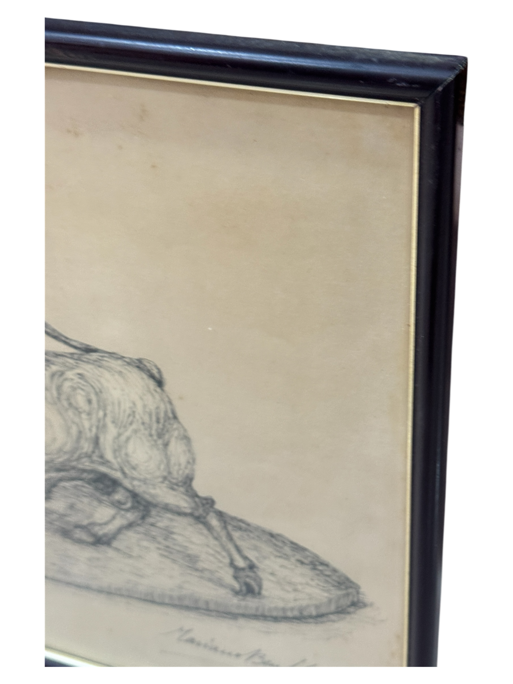 Dibujo Mariano Benlliure corrida 1945 - Imagen 2