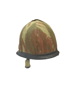 Casco militar con camuflaje