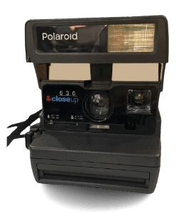 Cámara instantánea Polaroid 636 Closeup