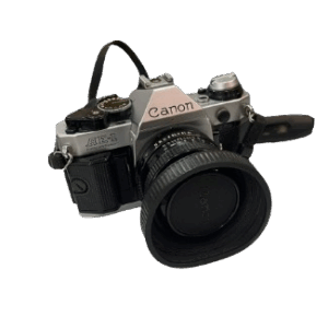 Canon AE-1 con lente 50mm