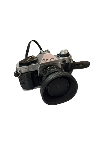 Canon AE-1 con lente 50mm