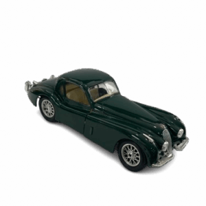 Miniatura de coche vintage verde elegante