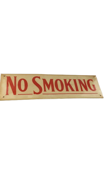 Letrero de No Fumar Vintage