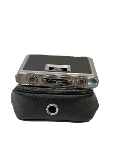 Prismáticos Plegables con Estuche de Cuero y Paño de Limpieza - Imagen 2