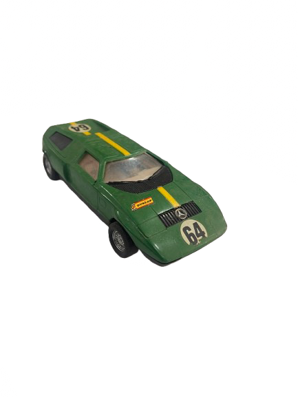 Coche de Carreras de Juguete Verde con Número 64