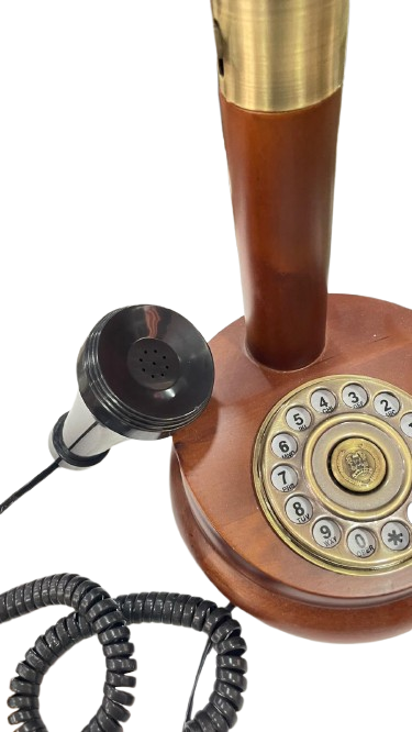 Auricular de Teléfono Antiguo con Cables - Imagen 3