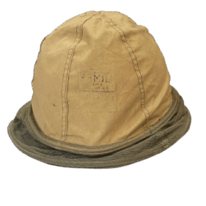 Casco Militar Vintage de Tela