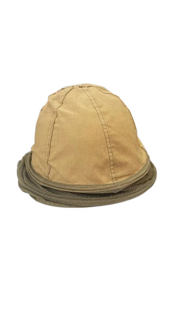 Casco Militar Vintage de Tela - Imagen 4