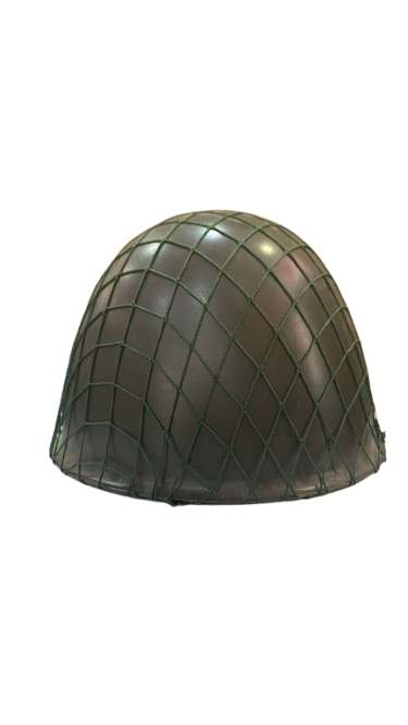 Casco Militar Vintage con Camuflaje de Red - Imagen 2