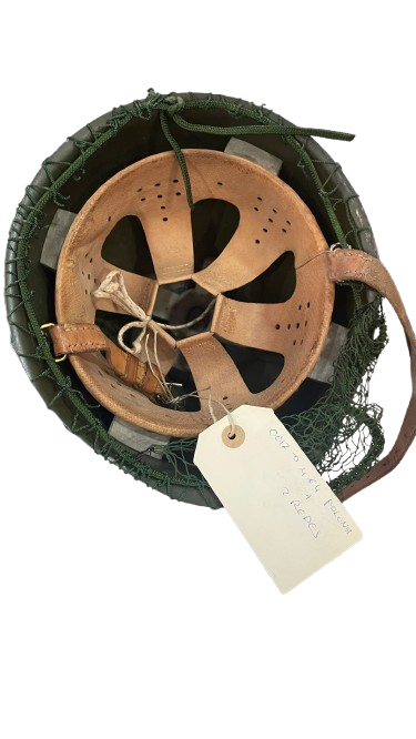 Casco Militar Vintage con Camuflaje de Red - Imagen 5