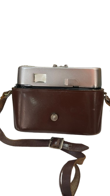 Cámara Vintage con Funda de Cuero - Imagen 6