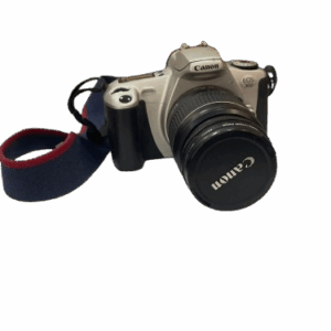 Cámara Canon EOS 300 con lente y correa