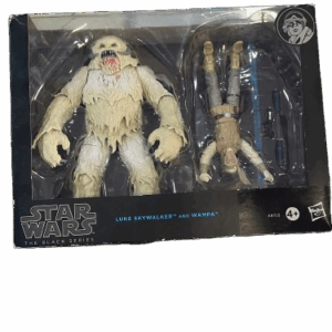 Set de figuras de acción de Luke Skywalker y Wampa