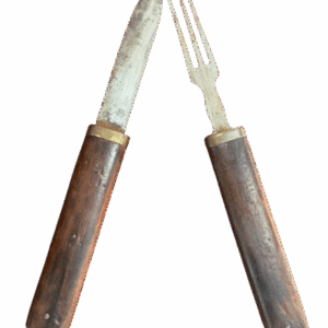 Juego de cuchillo y tenedor de viaje