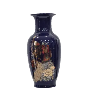 Jarron florero japonés azul