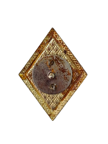 rombo esmaltado en rojo - Imagen 2