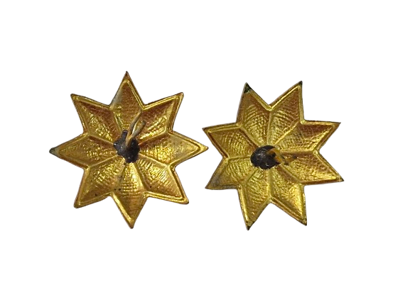 estrellas doradas de ocho puntas