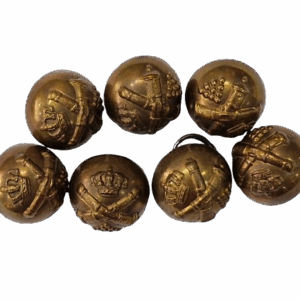 Botones de uniforme de artillería francesa