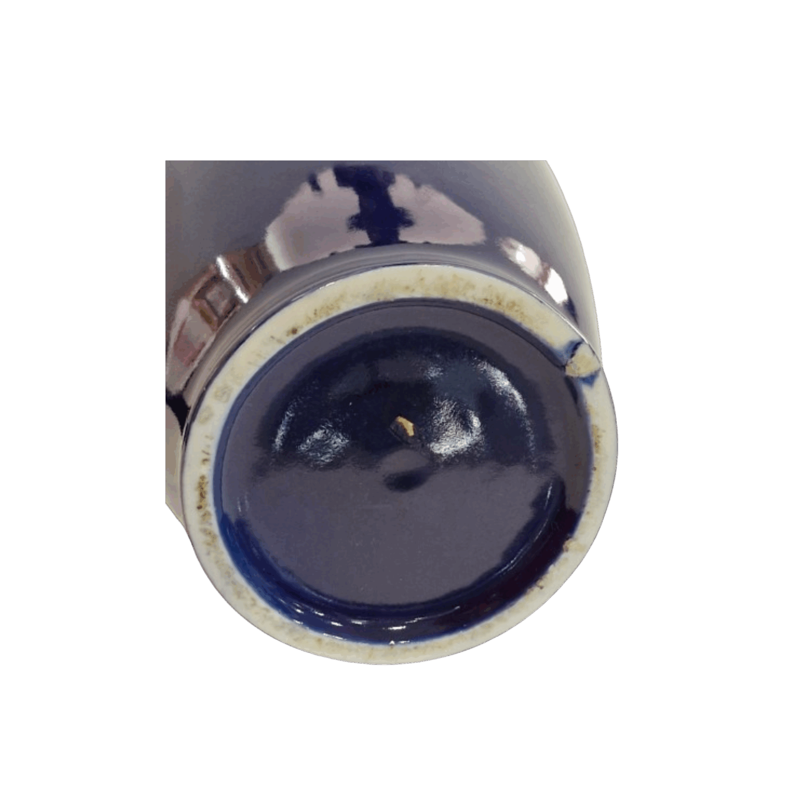 Jarrón azul cobalto de la Manufactura nacional de Sèvres - Imagen 2