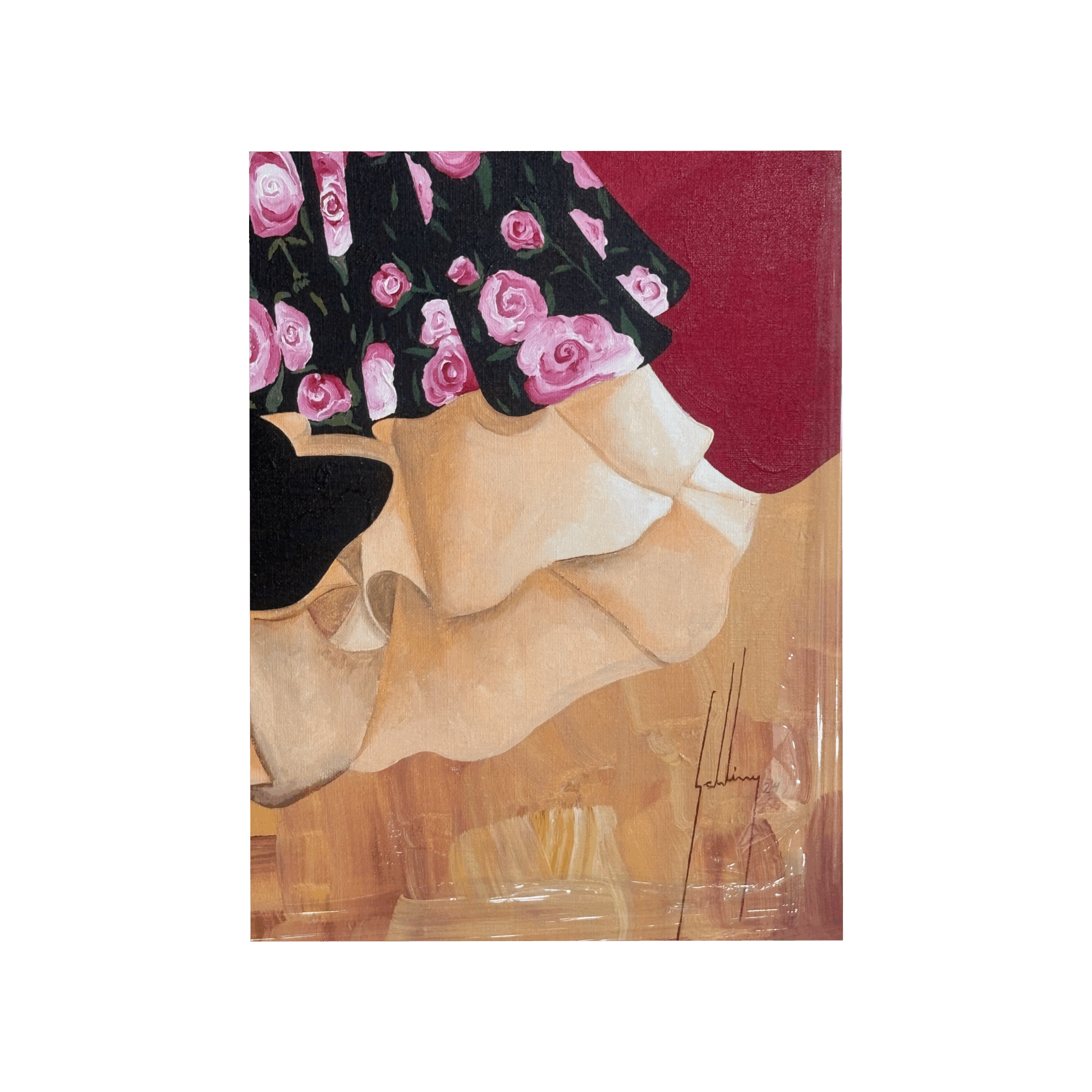 oleo sobre lienso Ole' dos toreros - Imagen 3