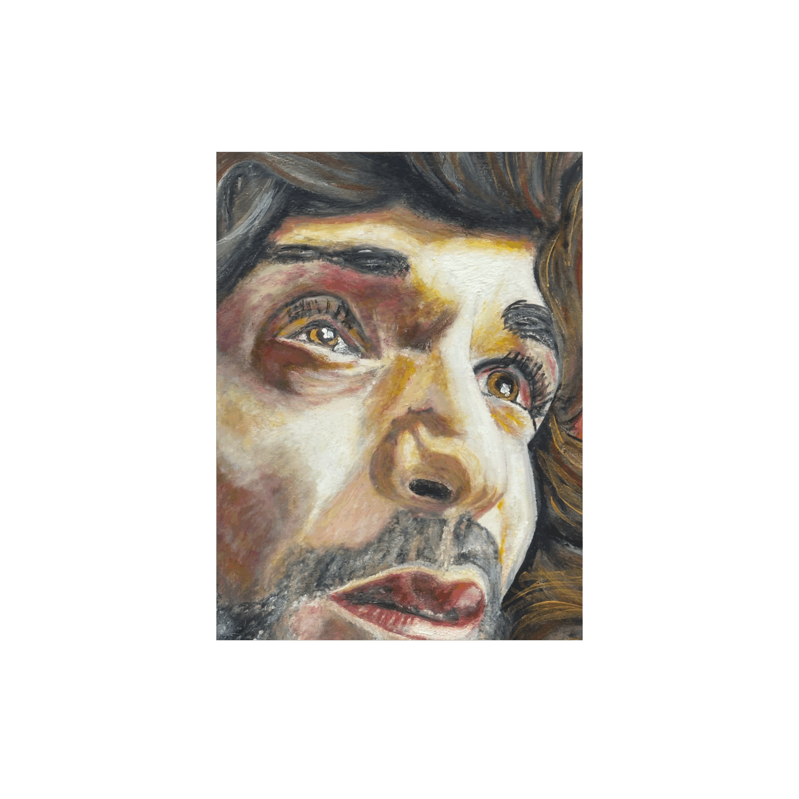 oleo sobre lienso Camaron de la isla - Imagen 3