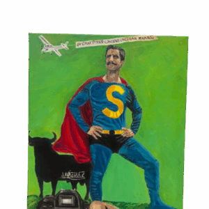 oleo sobre lienso super Lopez