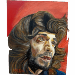 oleo sobre lienso Camaron de la isla