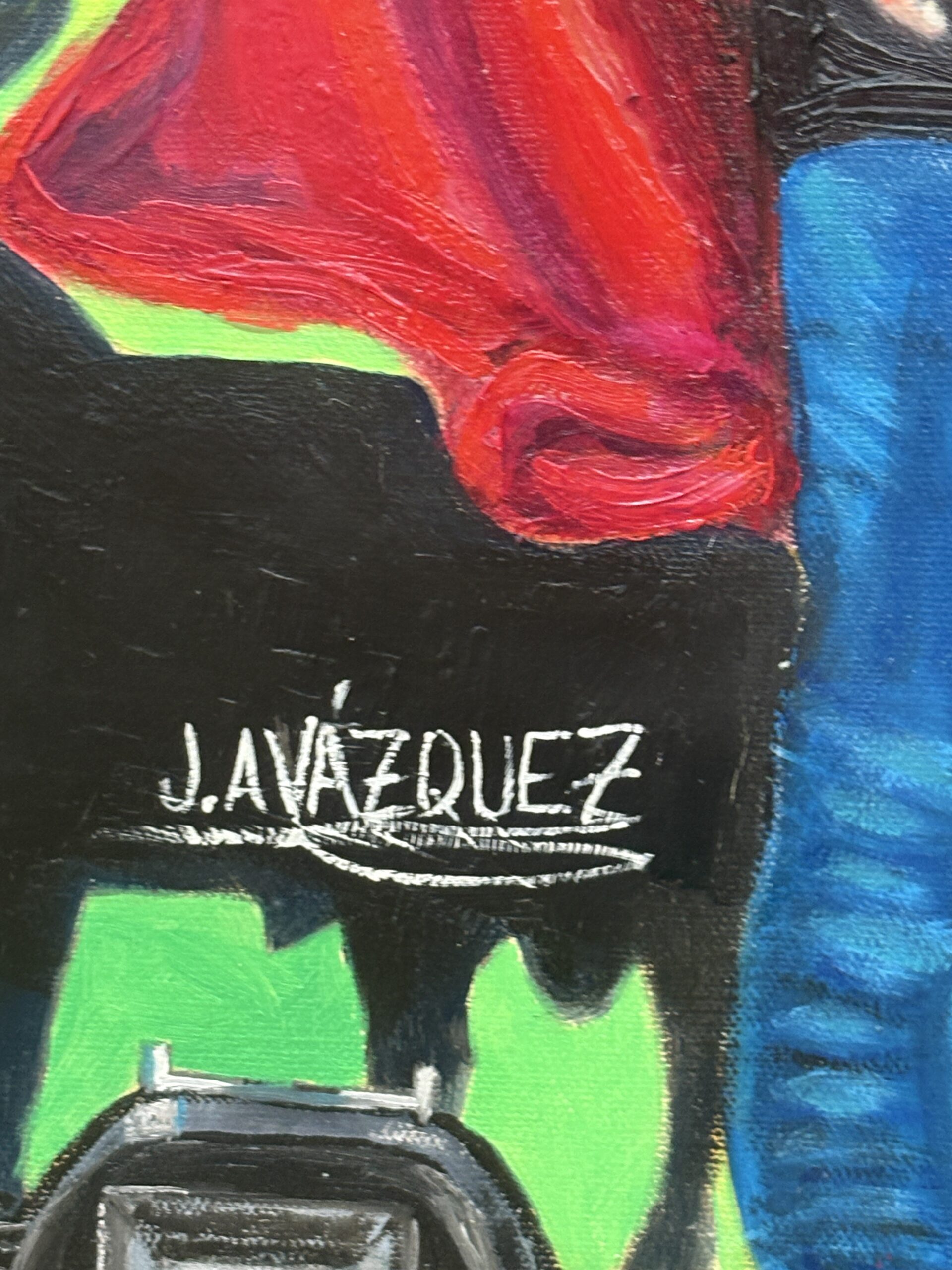 oleo sobre lienso super Lopez - Imagen 2