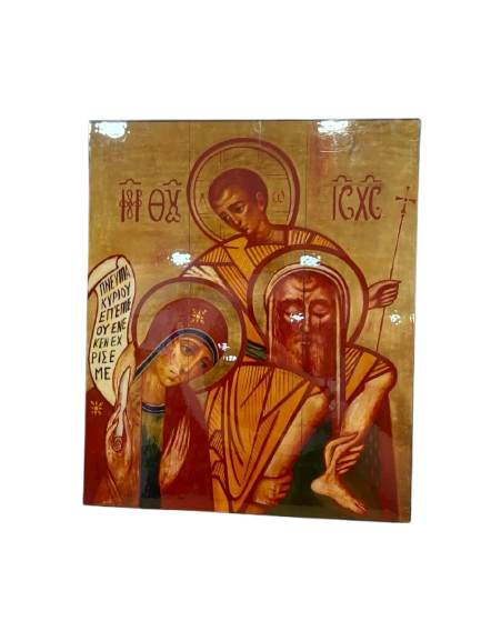 Pintura Religiosa en Pan de Oro